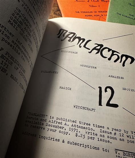 Theorems of Occult Magick a Study of the Teachings of Aleister Crowley – The Rose Books ...