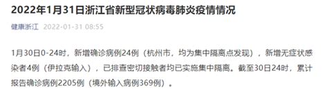 浙江1月30日新增确诊病例24例，均在杭州市-新华网