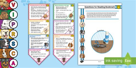 Year 4 Questions for Reading Bookmark Question Cards - Primary