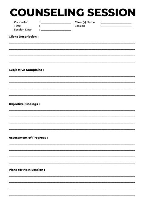 Image result for Session Notes Examples