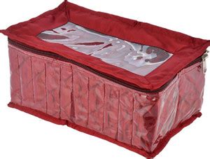 KUBER INDUSTRIES Laminated PVC Jewellery Organizer With 10 Tranasparent ...