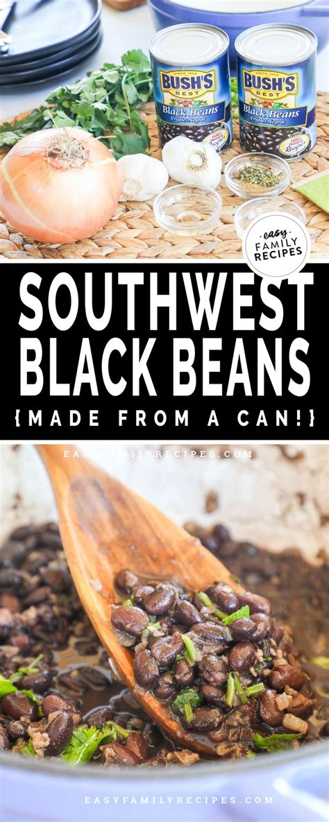 How to Make Canned Black Beans Taste AMAZING! · Easy Family Recipes