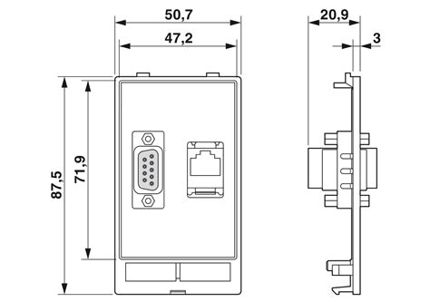 SI-FP-R1A-D1A - Front plate - 1404496 | Phoenix Contact