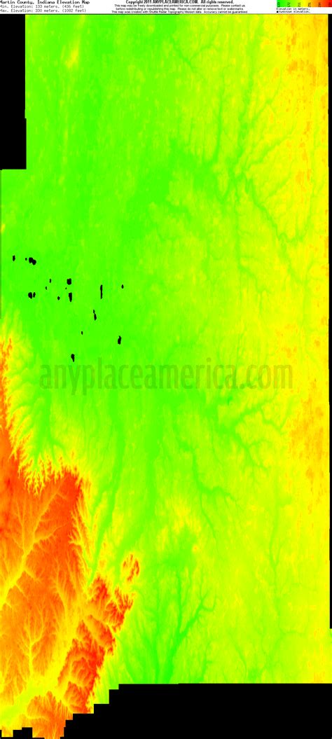 Free Martin County, Indiana Topo Maps & Elevations