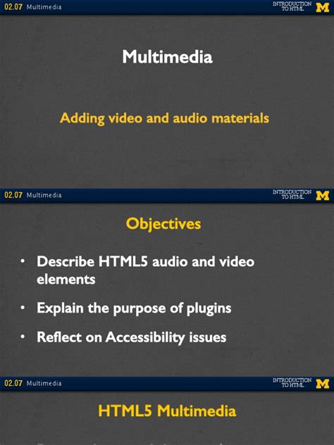 Image result for Adding Multimedia in HTML Using HTML