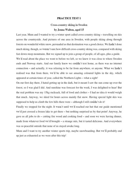 Image result for Reading Test Examples