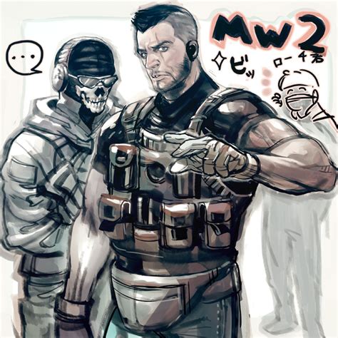 ghost, soap, and roach (call of duty and 1 more) drawn by kanataria ...