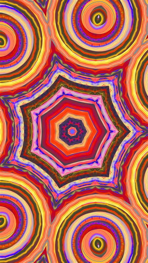 Download wallpaper 938x1668 kaleidoscope, fractal, pattern, shapes ...