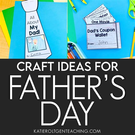 2 Easy Peasy Father's Day Craft Ideas for Kindergarten - Katie Roltgen ...