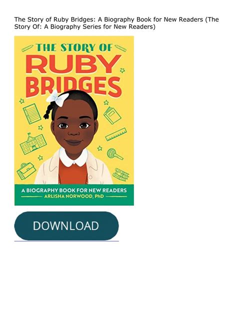 Download ⚡️PDF ️ The Story of Ruby Bridges: A Biography Book for New ...