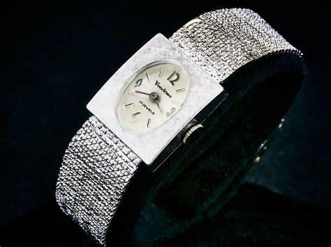 1960s Vendome Ladies Silver Mesh Vintage Bracelet Watch in MINT ...