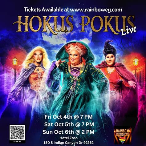 HOKUS POKUS LIVE!, Hotel Zoso Palm Springs, 4 October 2024 | AllEvents.in