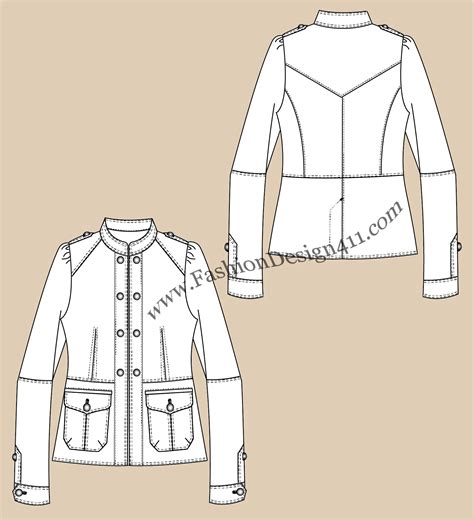 Image result for How to Draw a Jacket Pattern