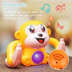Vishu Enterprises New Dancing and Spinn Rolling Doll Tumble Monkey Toy ...
