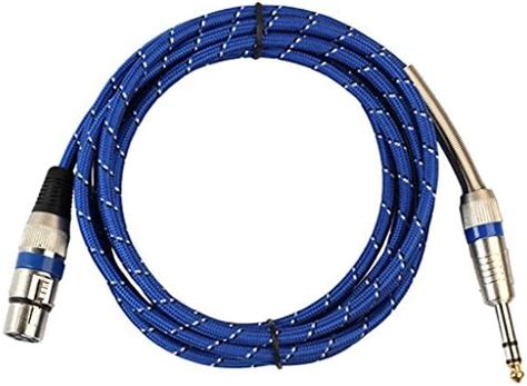 COMBR 3 Pin XLR Female to 6.3mm (1/4 Inch) TRS Stereo Jack Male M/F ...