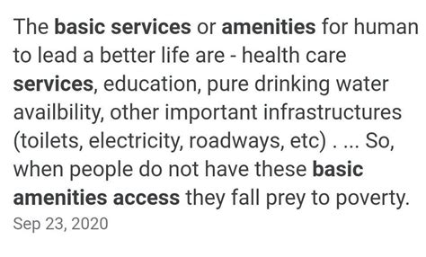 Define "unequal access to basic services." - Brainly.in