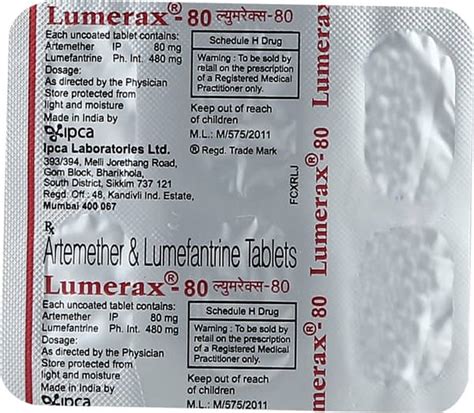 Lumerax 80 Tablet: Uses, Side Effects, Price, Dosage & More Info ...