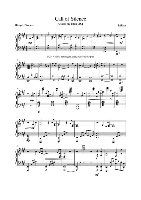 Call Of Silence Chord
