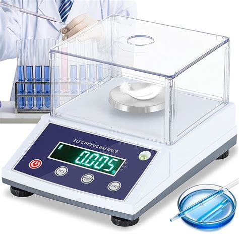 Hochoice 200g 0.001g Sensitive Laboratory Balance Digital Weighing ...