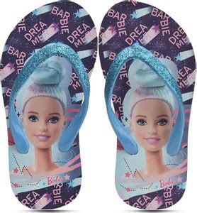 BARBIE Barbie Girls Slip On Slipper Flip Flop Price in India - Buy ...