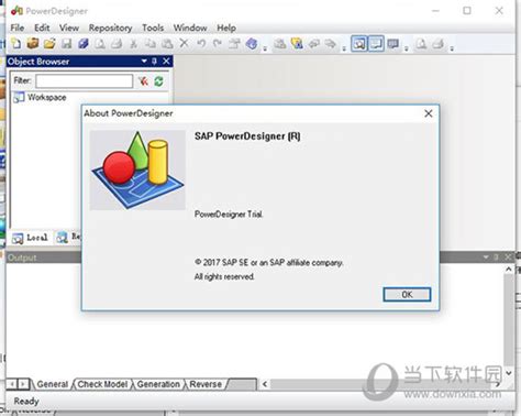 PowerDesigner User Interface R16.5 SP05