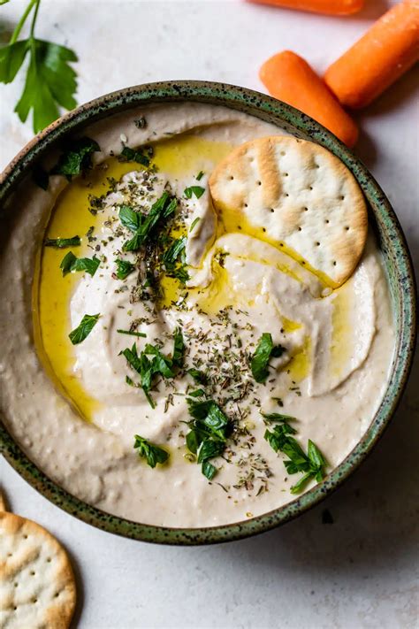 White Bean Hummus - The Almond Eater