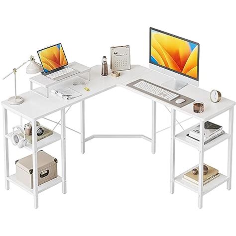 CubiCubi L Shaped Desk, 50.4 inch Computer Corner India | Ubuy