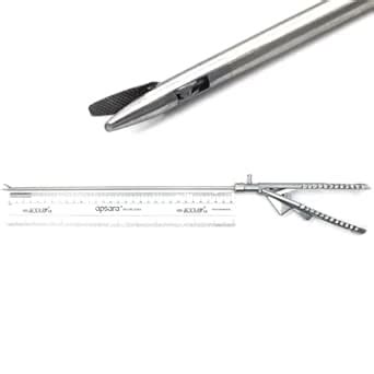 ADDLER Laparoscopic Straight Needle Holder V type Handle 5mmX330 ...
