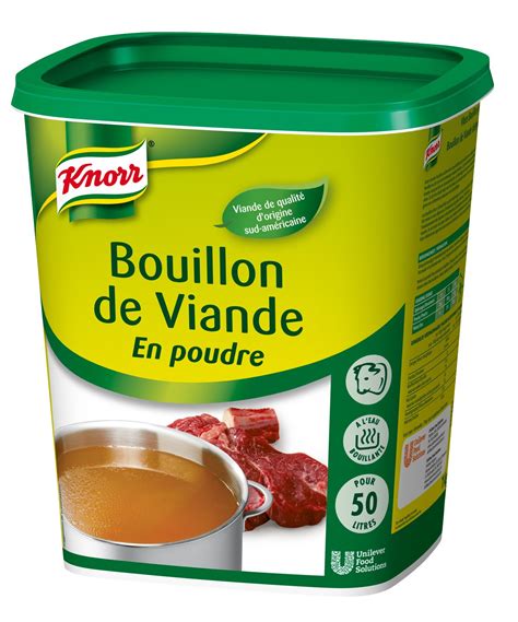 Knorr Gastronom Beef bouillon powder 1kg - Nevejan