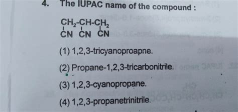 the IUPAC name of the compound plz give with explanation - Brainly.in