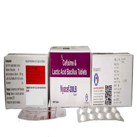 NYACEF-200 LB Tablets Lavanya Biotech