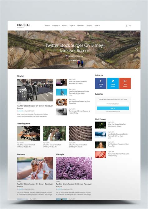 Crucial – Magazine Bootstrap HTML Template – Fastcode.Space