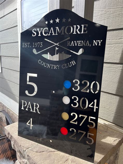 Image result for Custom Golf Course Signs