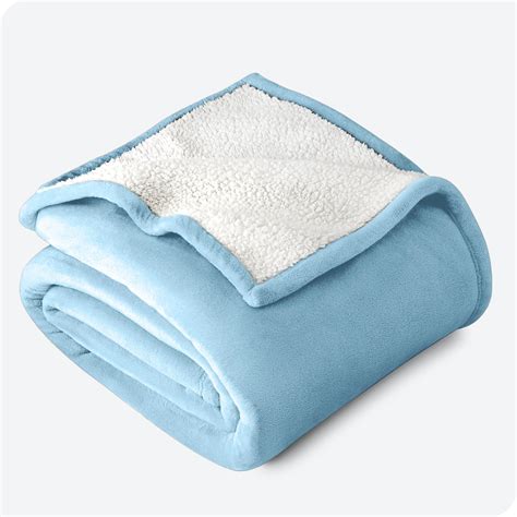 Amazon.com: Bare Home Sherpa Fleece Blanket - Twin/Twin Extra Long ...