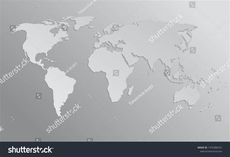 World Map Grey Vector 的图像结果