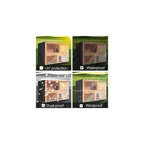 Skyfiree Rabbit Hutch Cover Outdoor Bunny Hutch Cover India | Ubuy