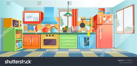 Kitchen Cartoon 的图像结果