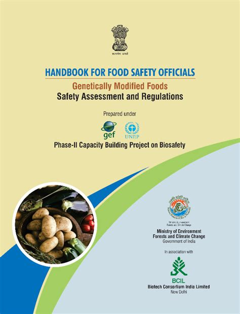 2019 Handbook for Food Safety Officials – Genetically Modified Foods ...