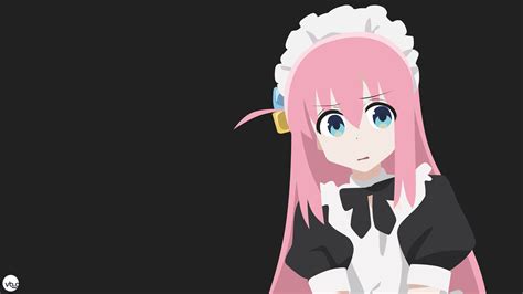 4K Ultra HD Hitori Gotou Maid - Bocchi the Rock! Anime Wallpaper by ...