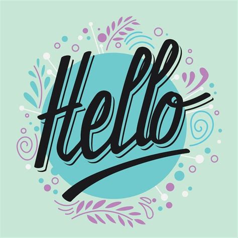 Image result for Hello Letteing