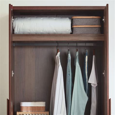 Buy My Bed Denis 2-Door Wardrobe - Walnut from Home Centre at just INR ...