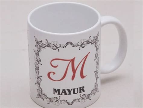 Personalized Initial Mug|Personalized corporate mug|Personalized mugs ...