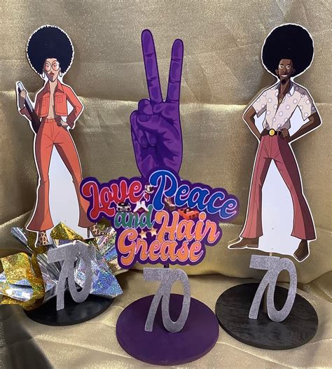 70s Party Centerpieces Theme, 70th B Party Favors - Etsy | 70s party ...