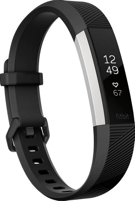 Fitbit Alta HR Activity Tracker + Heart Rate (Large) Black FB408SBKL ...