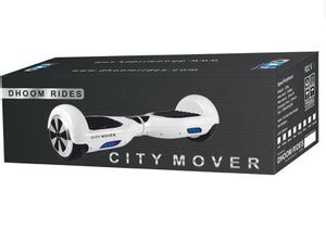 Dhoom Rides City Mover C2 White with inbuilt bluetooth speaker, remote ...