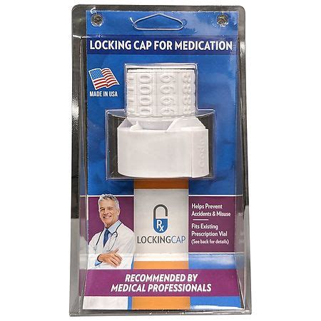 Rx Locking Cap for Walgreens Prescription Vials White | Walgreens