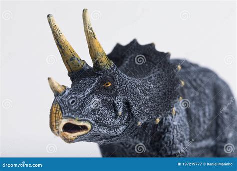 Dinosaur With Horns In A Forest Stock Photography | CartoonDealer.com ...