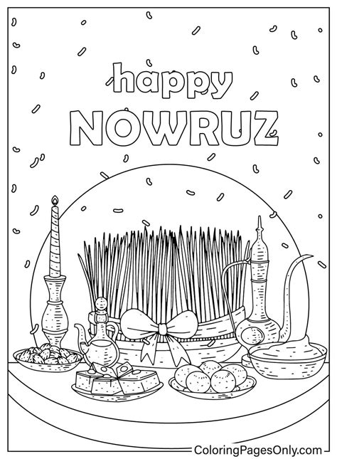 Printable Nowruz Coloring Pages: Celebrate the Persian New Year with Creativity