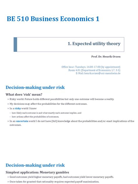 Expected Utility Theory Examples 的图像结果