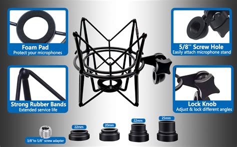 DEVICE OF URBAN INFOTECH Microphone Shock Mount Mic Holder Anti ...